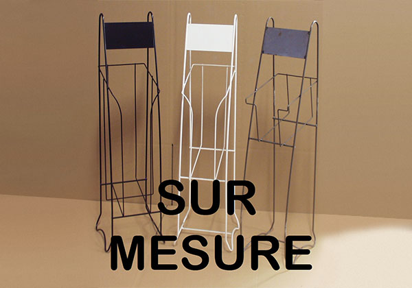 Réalisation présentoir communication